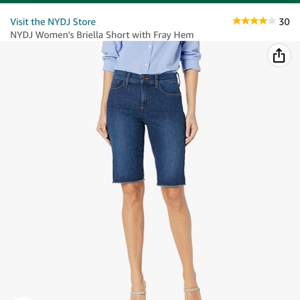 Nydj Bermuda shorts new without tags